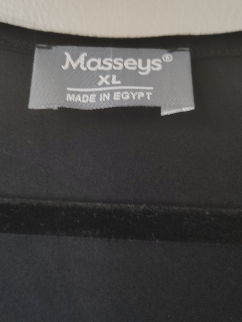 Masseys XL Black V-Neck T-Shirt Maxi Dress | Curved Hem - Picture 2 of 7